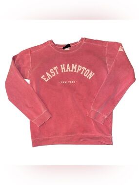 East Hampton Crewneck Sweatshirt in Dusty‎ Rose medium
